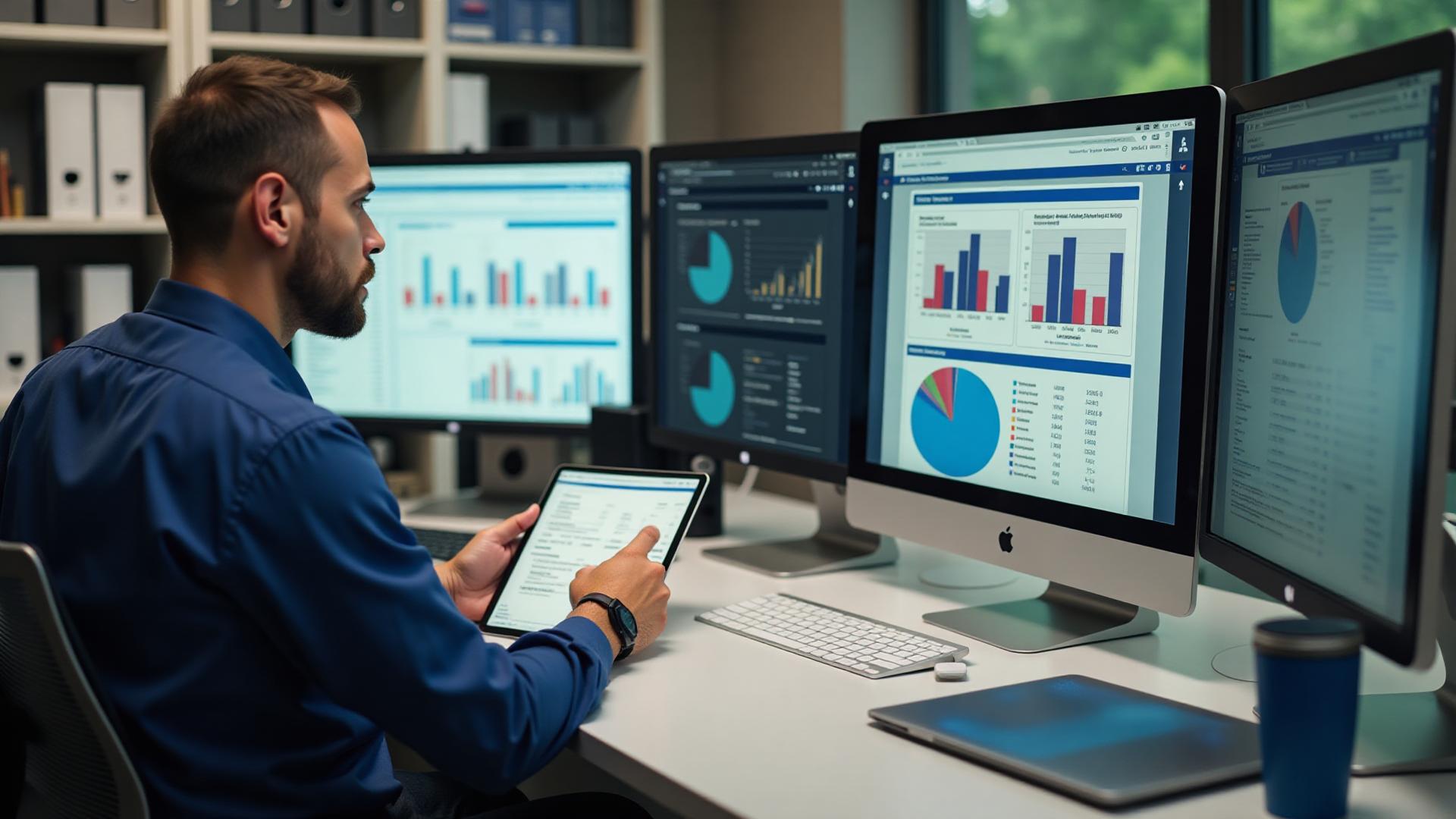 Accountant hero image showing professional collaboration