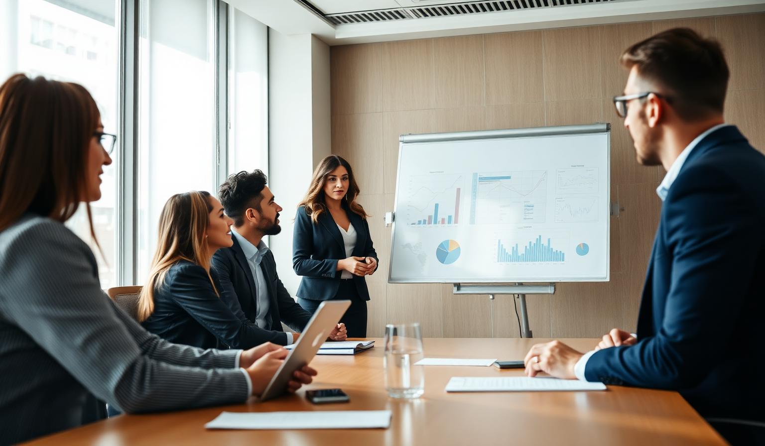 Consultants in a boardroom