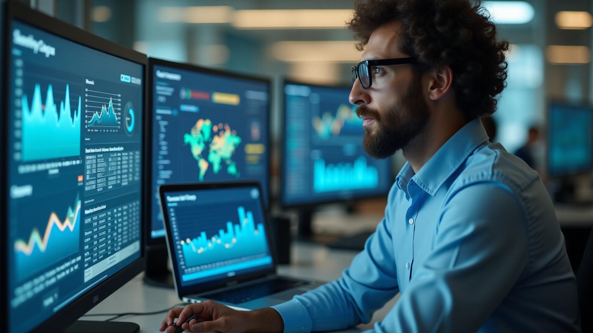 Data Analyst hero image showing professional collaboration