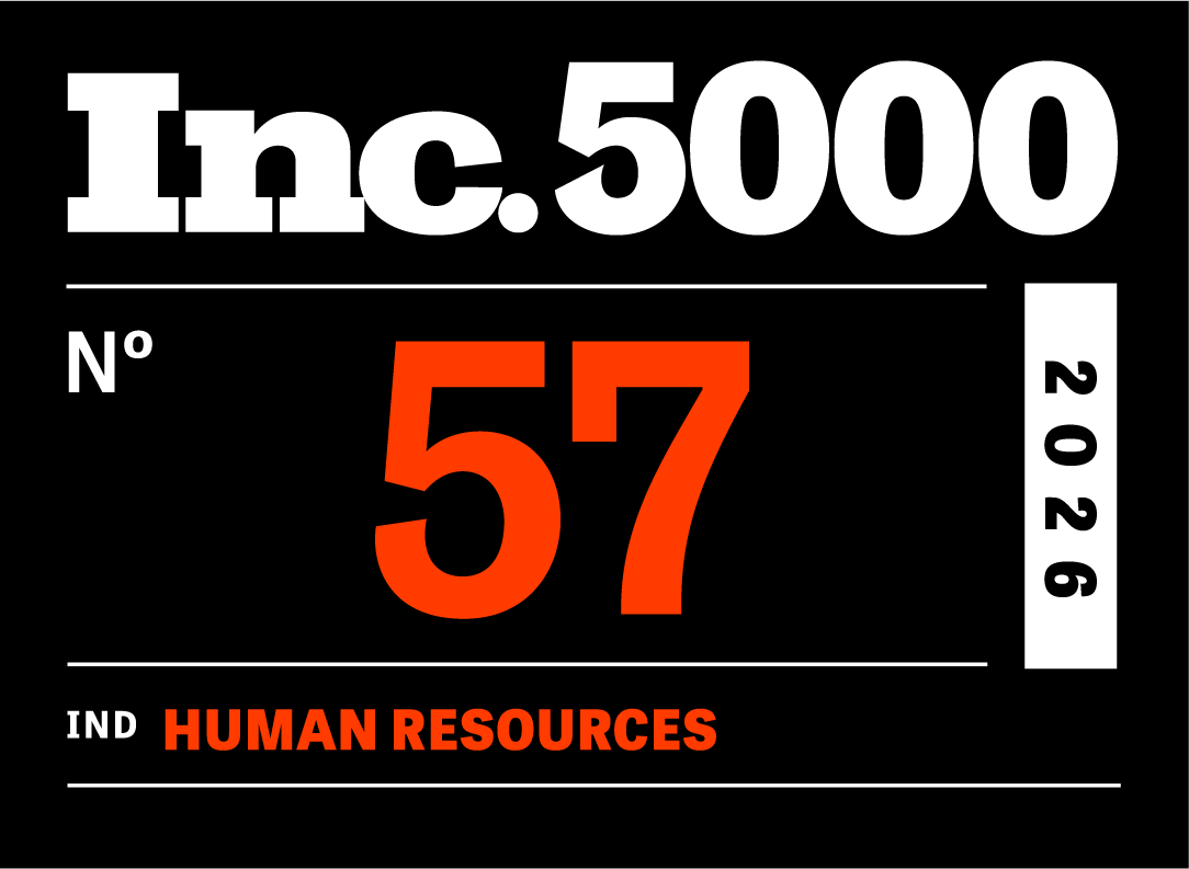 Inc. 5000 2026 badge: ranked No. 57 in Human Resources